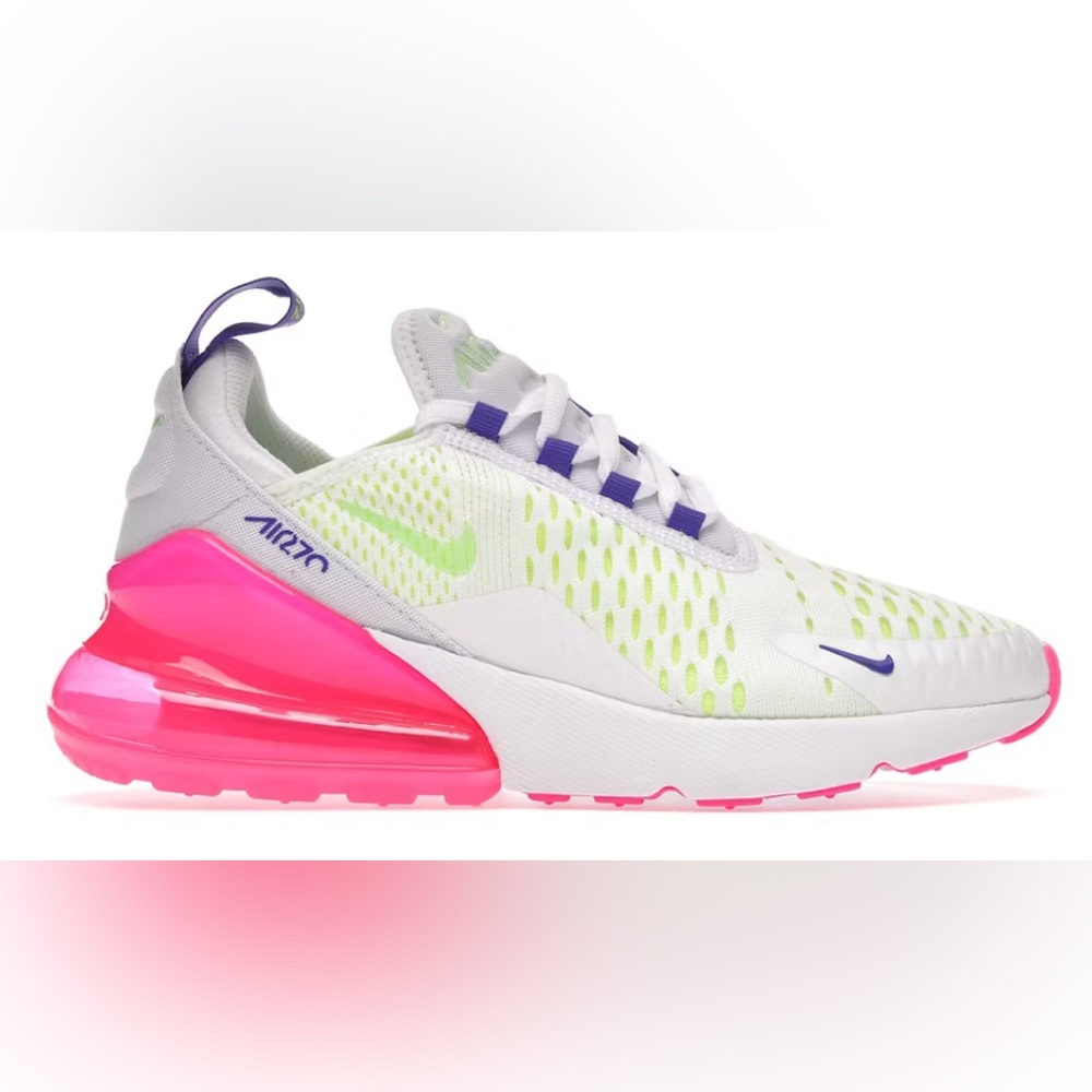 Nike Women’s Air Max 270 ‘White Pink Blast Volt’